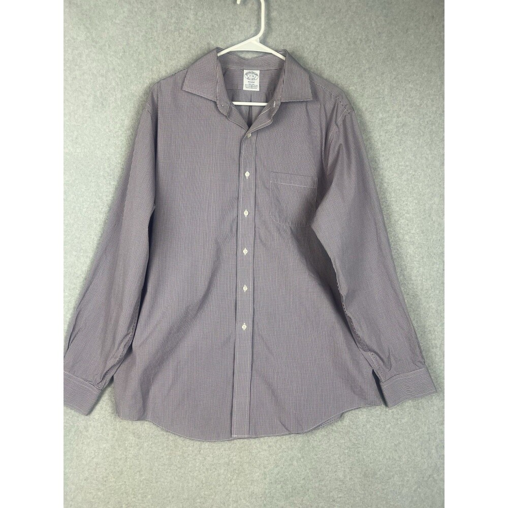 Brooks Brothers Regent Shirt Men’s 17-36 Button Up Long Sleeve Stretch Casual